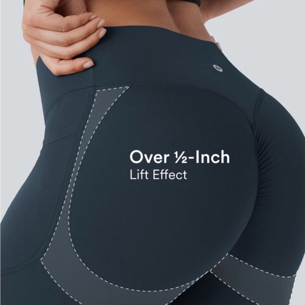 HALARA UltraSculpt High Waisted Scrunch Butt Lifting Tummy Control Leggings - Picture 5 of 9